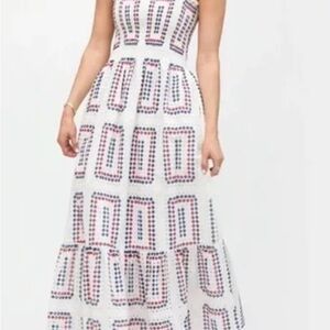 Hill House Anjuli Nap Dress Geo Eyelet